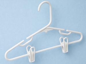 Kids Clothes Hangers with Clips, 18-Pack