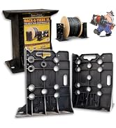 Rack-A-Tiers XL Multi-Purpose Cable Dispenser - Award Winning Electrical Wire Rack, Wire Spool Ca...
