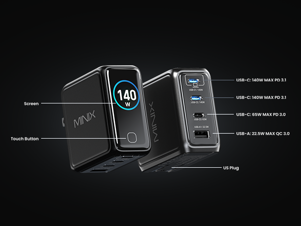 MINIX P140PRO Fast Charger