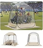 VEVOR Pop up Sports Tent, 4 Sizes Optional Clear Bubble Tent for 1-6 Person, Waterproof Outdoor P...