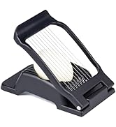 Ortarco Egg Slicer for Hard Boiled Eggs, Aluminium Egg Cutter Heavy Duty Stainless Steel Wire