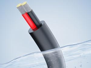 Nilight Oxygen Free Copper Wire Red Black Electrical Wire