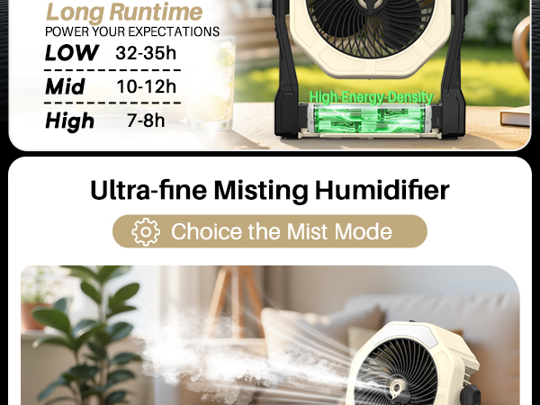 outdoor misting fan