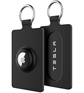 Tesla Keycard Holder with AirTag, Soft Silicone Protective Case | for Model 3 Y S X | with Keycha...