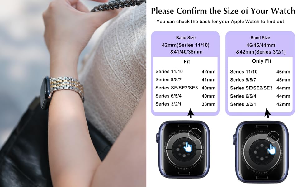 watch bands size fit