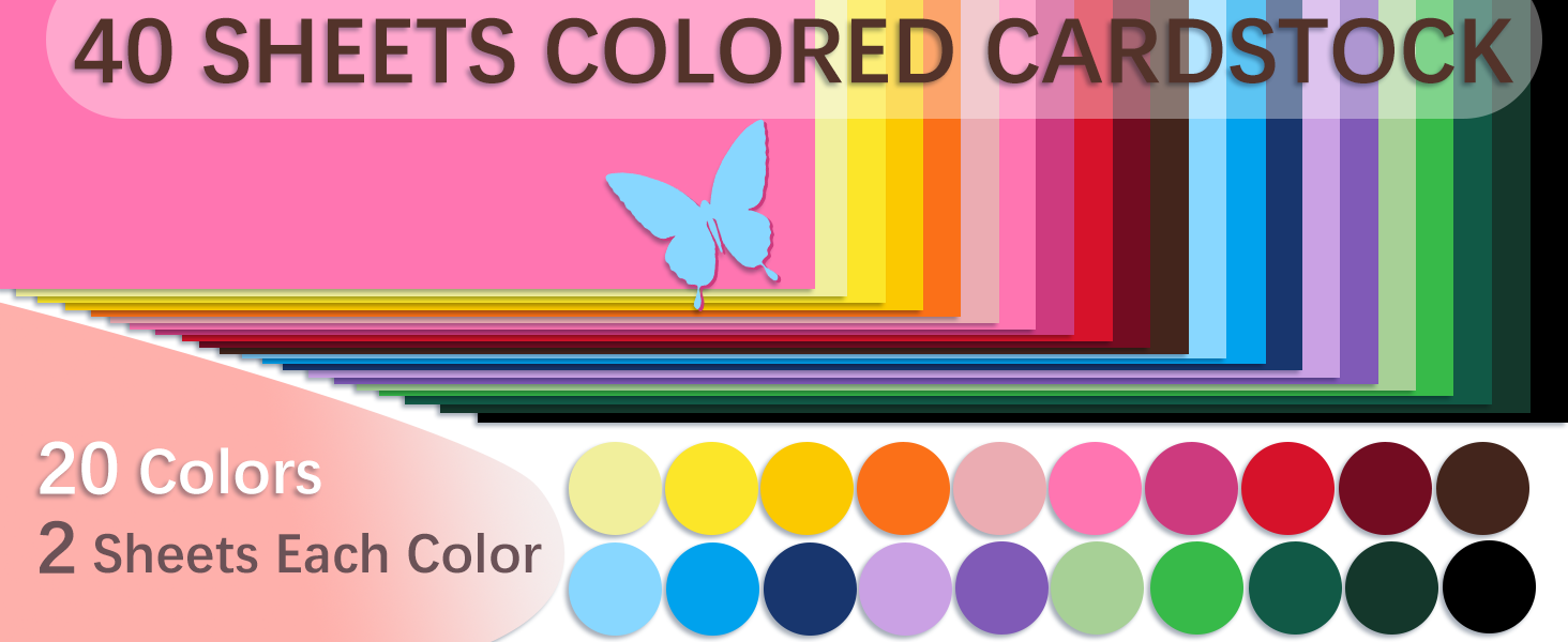 card stock paper colored paper