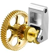 SeulQirw Panda Claw Gold RNC Nanocoated Hardened Steel Extruder Gear for Bambu Lab X1C/P1P/P1S 3D...