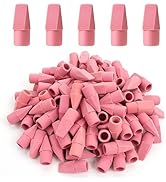 Sooez 120 Pack Pencil Erasers, Pencil Top Erasers Cap Erasers Eraser Tops Pencil Eraser Toppers E...