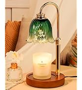 Funistree Candle Warmer Lamp, Gold Candle Lamp Warmer with Timer & Dimmer with 2 Bulbs, Birthday ...