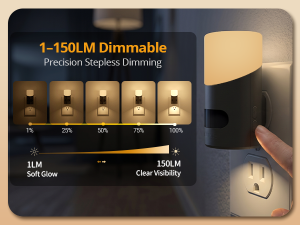 dimmable night light