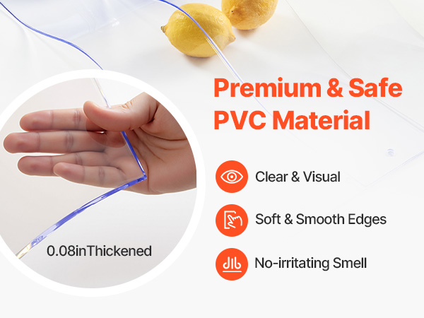 clear pvc strips