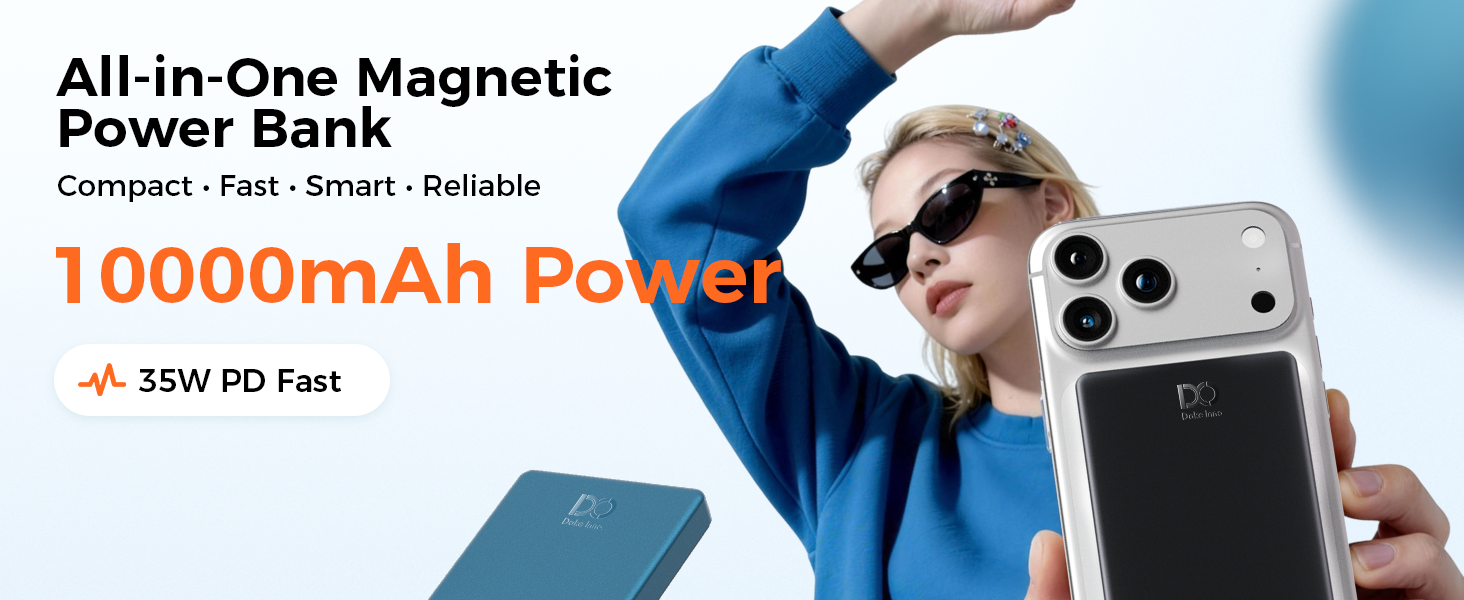 PD 35W Magnetic Wireless Power Bank 10000mAh 01