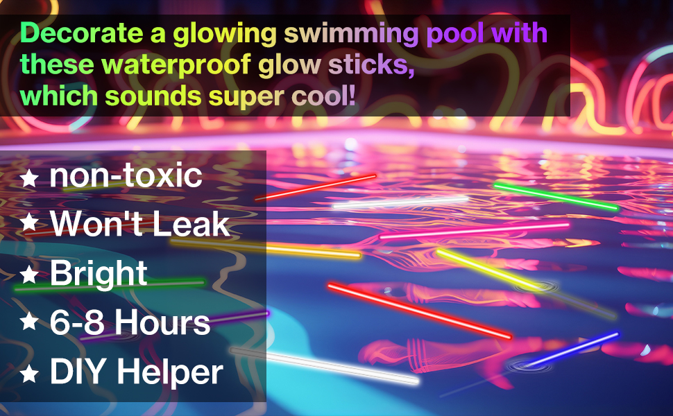 Glow Sticks Bracelet Characteristic