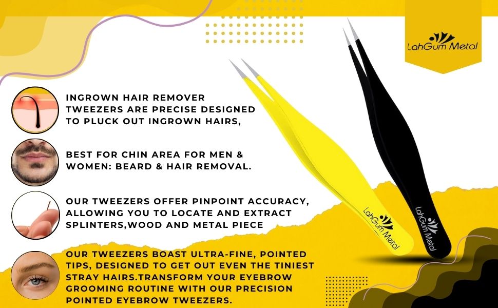 sharp tweezers fine hair |sharp tweezers ingrown hair weezers precision point tip