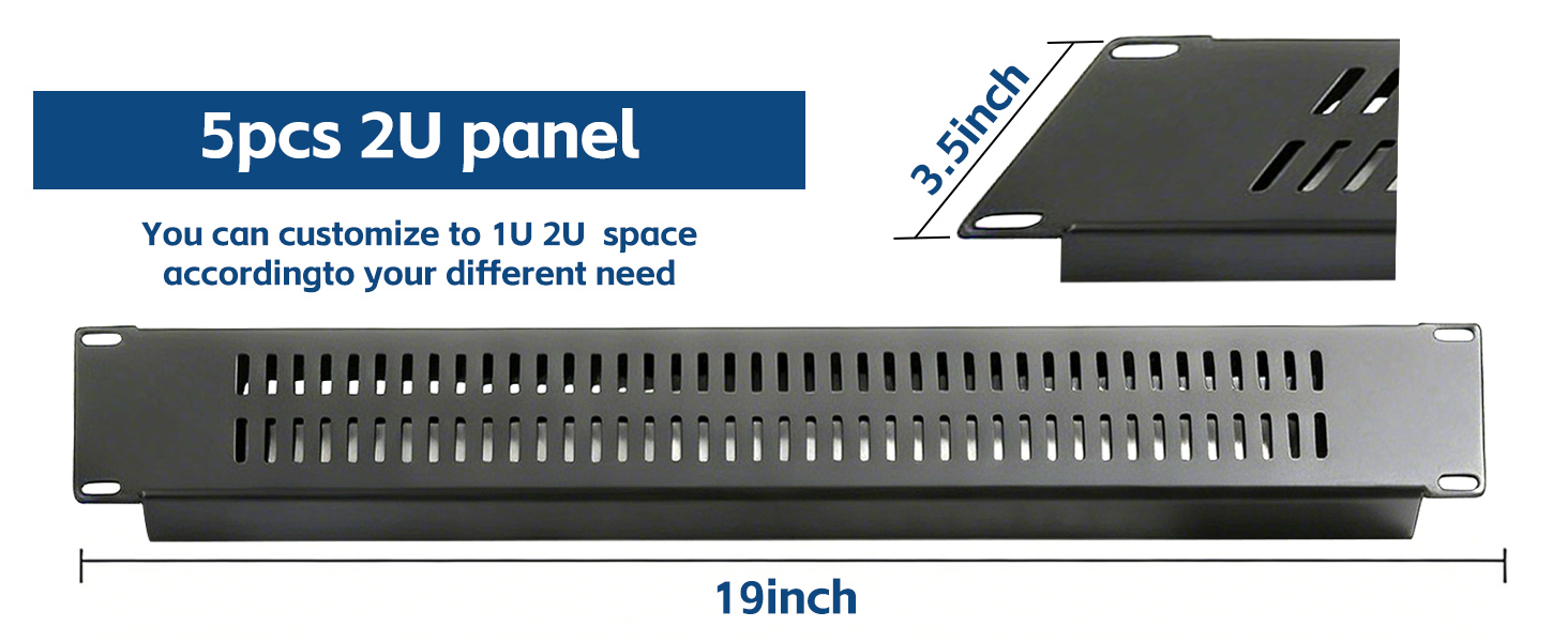 2U Blank Panel