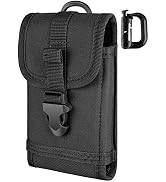 IronSeals Molle Tactical Pouch Compact Utility Gadget Waist Bag Phone Holster for iPhone 15 Pro/1...