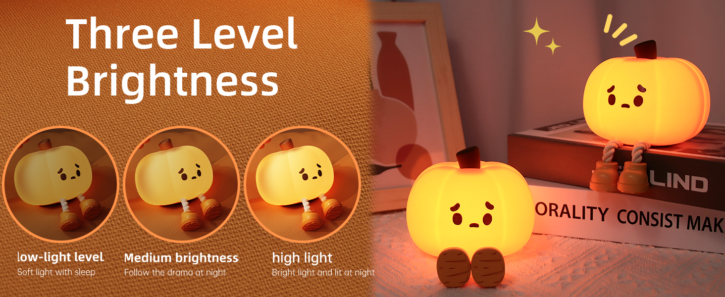 Pumpkin LED Night Light-9