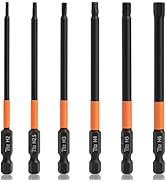Allen Wrench Screwdriver Bits - H2-H6 Quick Change S2 Steel Magnetic Hex Head Impact Drill Bits P...
