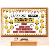 gisgfim Construction Bulletin Board Decorations Learning Under Construction Paper Cutouts DIY Pho...
