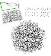 Ruibapa Hog Rings Professional Upholstery 3/8"Galvanized Hog Rings Installation Assortment Kit fo...