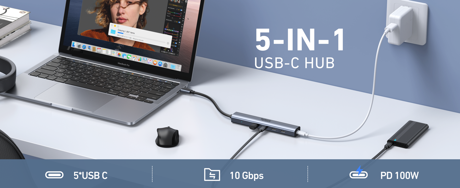 10Gbps USB C Hub
