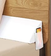 Vekkia Queen Bed Wedge Pillow for Headboard – High-Density Foam Fills Gaps (0-5.5") Between Mattr...