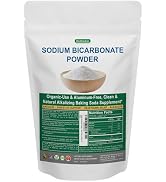 Sodium Bicarbonate Powder for Organic Use, Grade 1 Aluminum Free Baking Soda, Natural No Chemical...