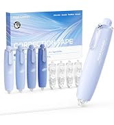Four Candies 6MM Retractable Gradient Correction Tape, Easy to Use Tear-Resistant 4PCS White Out ...