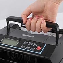 Durable and Hidden Metal Handle portable money counter ,easy to carry ,money counter,Value Counting