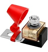 YSFER MRBF Terminal Fuse Block, 100A 58V DC 5/16" (M8) Single Stud Auto Battery Terminal Fuse Hol...