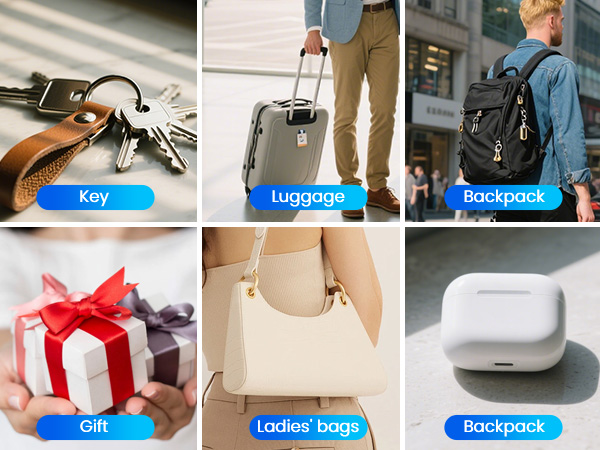 tracker tag key finder locator sound luggage tracking tags bluetooth suitcases colorful 4 pack