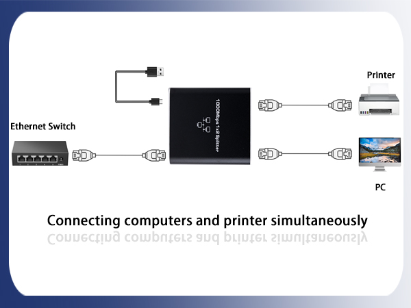 1000Mbps Network Splitter