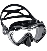 Seago Snorkel Diving Mask Snorkeling Equipment for Adult Youth, Stylish Look Clear Vision Waterpr...