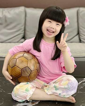 Wooden Football Soccer Puzzle