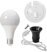 Ehaijia Light Kit for Blow-Mold Christmas Decoration, 1 E27 Light Bulbs & 1 Medium Base Light Cor...