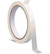 shimsol Cotton Paper Fabric Tape (1, White, 1/2in*33ft)