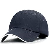 Mens Waterproof Baseball Cap Womens Rain Hat Foldable Outdoor Running Sun Fishing hat