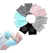 Baby Crawling Anti-Slip Knee, Unisex Baby Toddlers Kneepads 5 Pairs