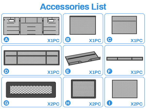Complete Parts and Components List