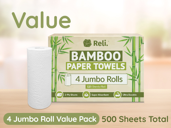 Value paper towels 500 sheets