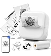 WCZ Mini Printer M02X Bluetooth Sticker Printer Portable Thermal Print Pod Pocket Sticker Maker C...