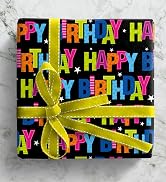 birthday wrapping paper