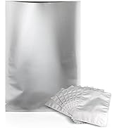 SumDirect Mylar Bags for Food Storage - 100 Pack 6x9 Inches Square Heating Cooking Pouches Heat S...