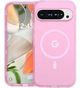 ANNSD for Google Pixel 9/9 Pro Case,Magnetic Matte Shockproof Cover,Translucent Full Body Protect...
