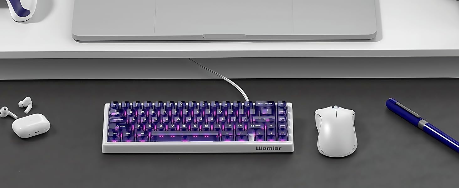 M68 HE V2 60% Wired Gaming Magnetic Keyboard,Hall Effect Gaming Keyboard Rapid Trigge