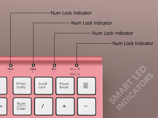 rose gold keyboard