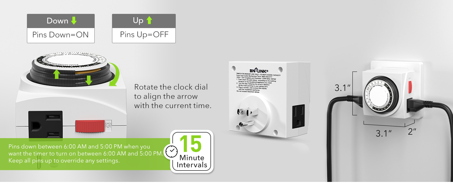 timers for electrical outlets indoor
