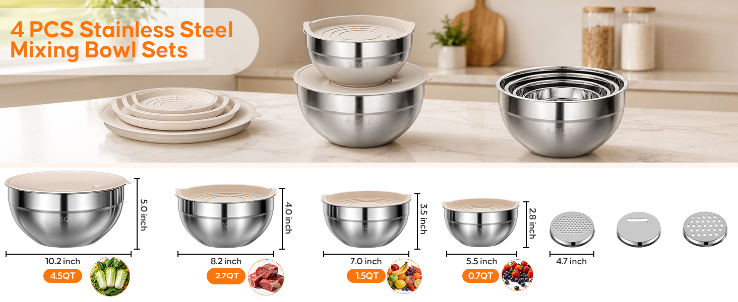 Stainless Steel Mixing Bowls