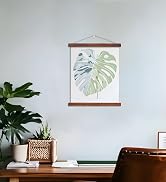 HEART ART Magnetic Poster Hanger Frame,12x16,12x18,12x24 Poster Frame Wood Wooden Magnet Hanging ...