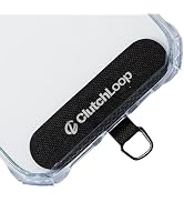 ClutchLoop Anchor-Universal Phone Tether Tab, Strong Cell Phone Lanyard Patch and Phone Strap Rep...